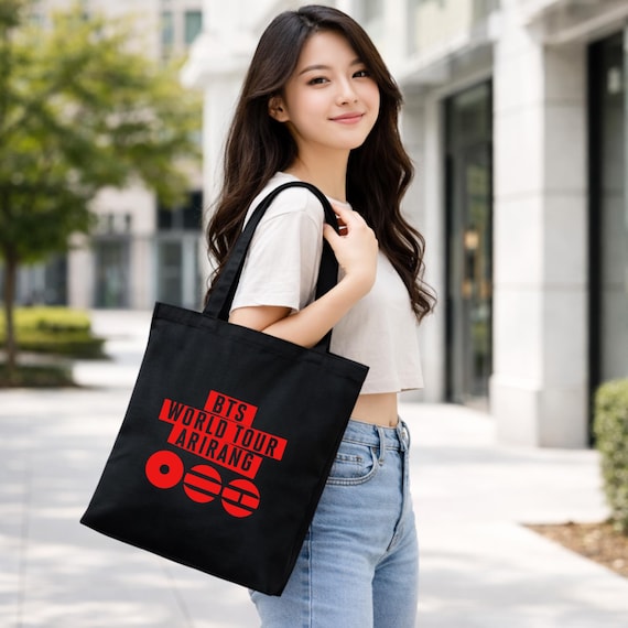 BTS Arirang World Tour Inspired Tote Bag | Kpop Concert Fan Tote