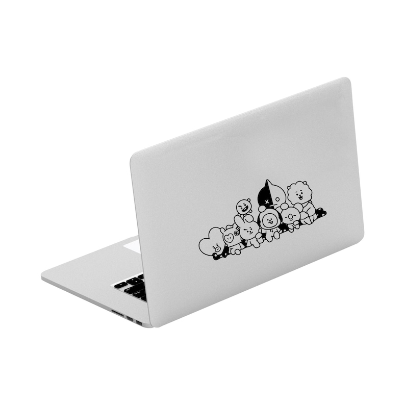 BTS BT21 Decal MacBook Vinyl BTS Decal Window Decal Wall Decal Mirror ...
