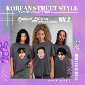 Limited BTS Bubble Head T-Shirts, Oversized Shirts, BTS Graphic T-shirt, BTS Bubble Head Shirt, Gift For Women and Men