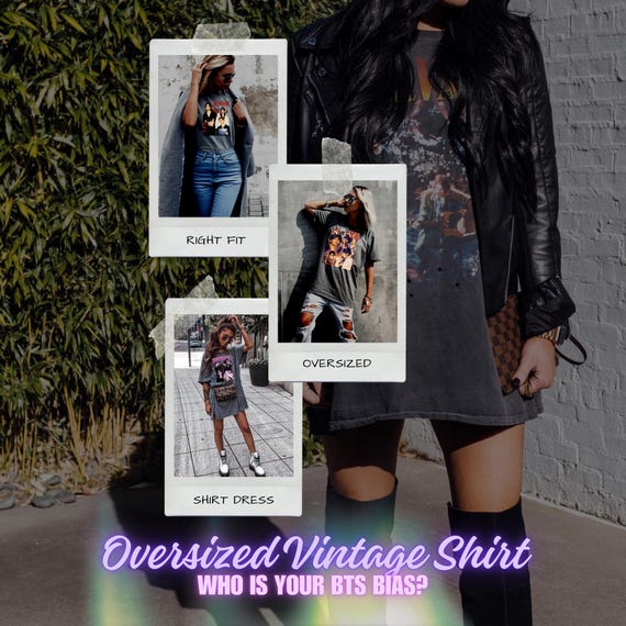 Limited BTS Vintage T-shirts, BTS Graphic T-shirt, Retro 90's Fans