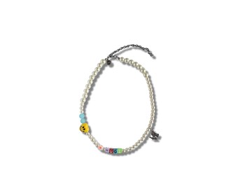 【A BIT MOR】RAINBOW N necklace▲BTS着用 送料無料】BTS JIN SUGA 着用 RAINBOW N NEKCLACE「A BIT MOR」