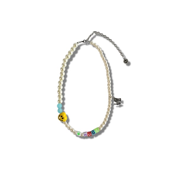 BTS Necklace J-hope Summer Necklace | Rainbow Beaded Pearl