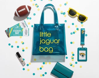 little jaguar bag /Alumni/ HBCU/NFL/Southern/Grad/ Jacksonville/Clear/football