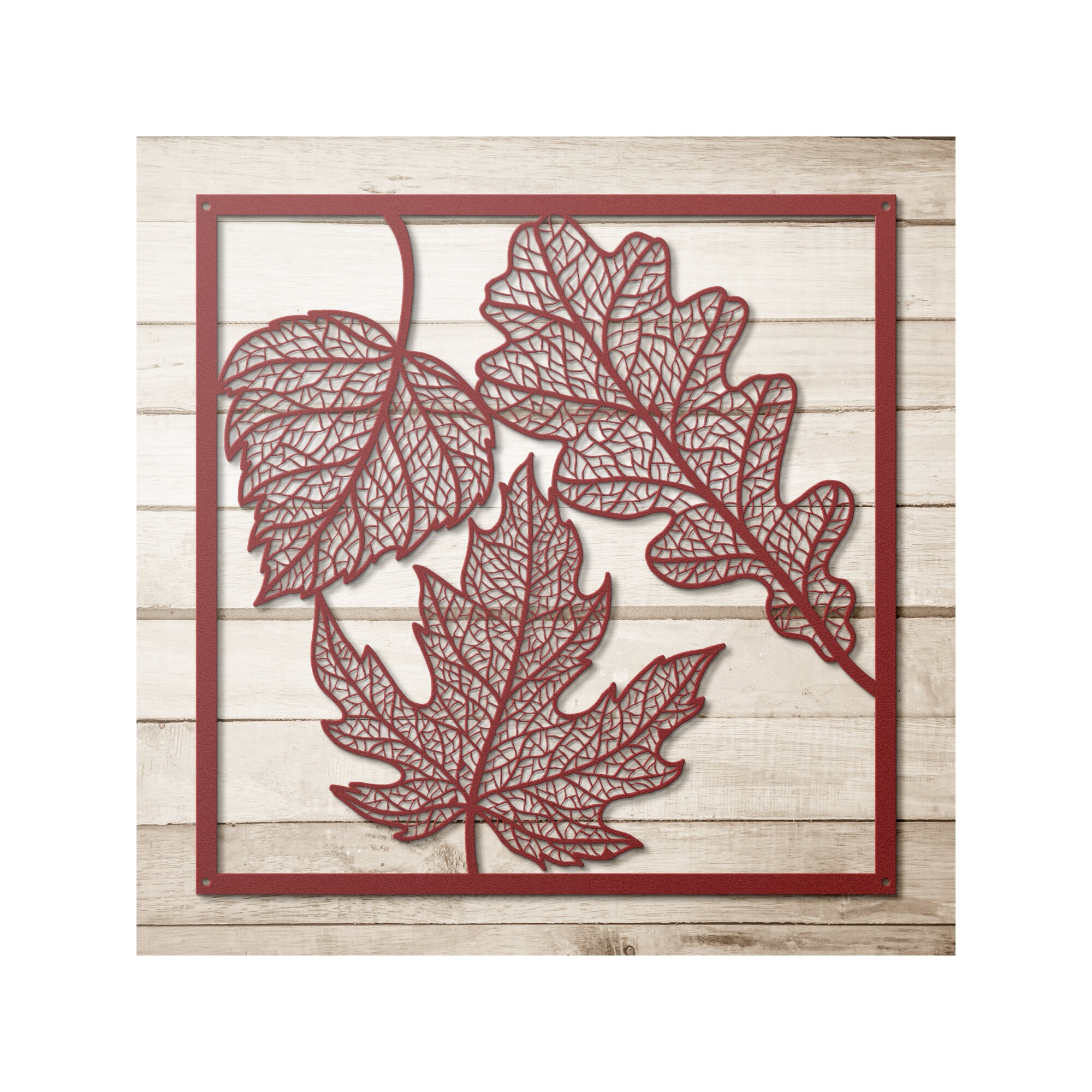 Autumn Leaves Metal Wall Art, Metal Wall Art Autumn Leaves, Falling