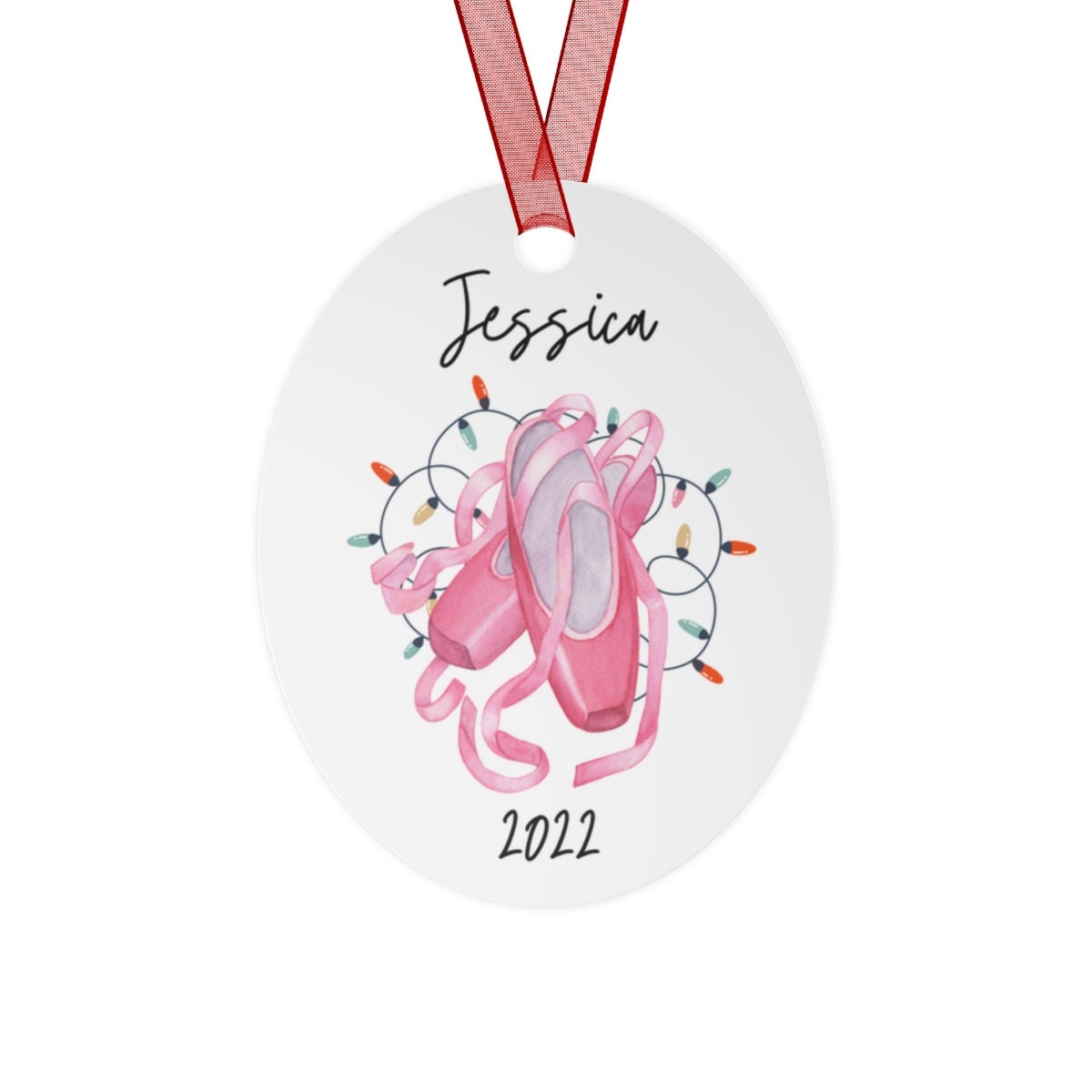 decorated ballet shoes