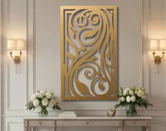 Biophillic Wall Art, Metal Art Panel, Decorative Panels, Cabin Wall Decor, Natural Wall Arts, Airbnb Decoration