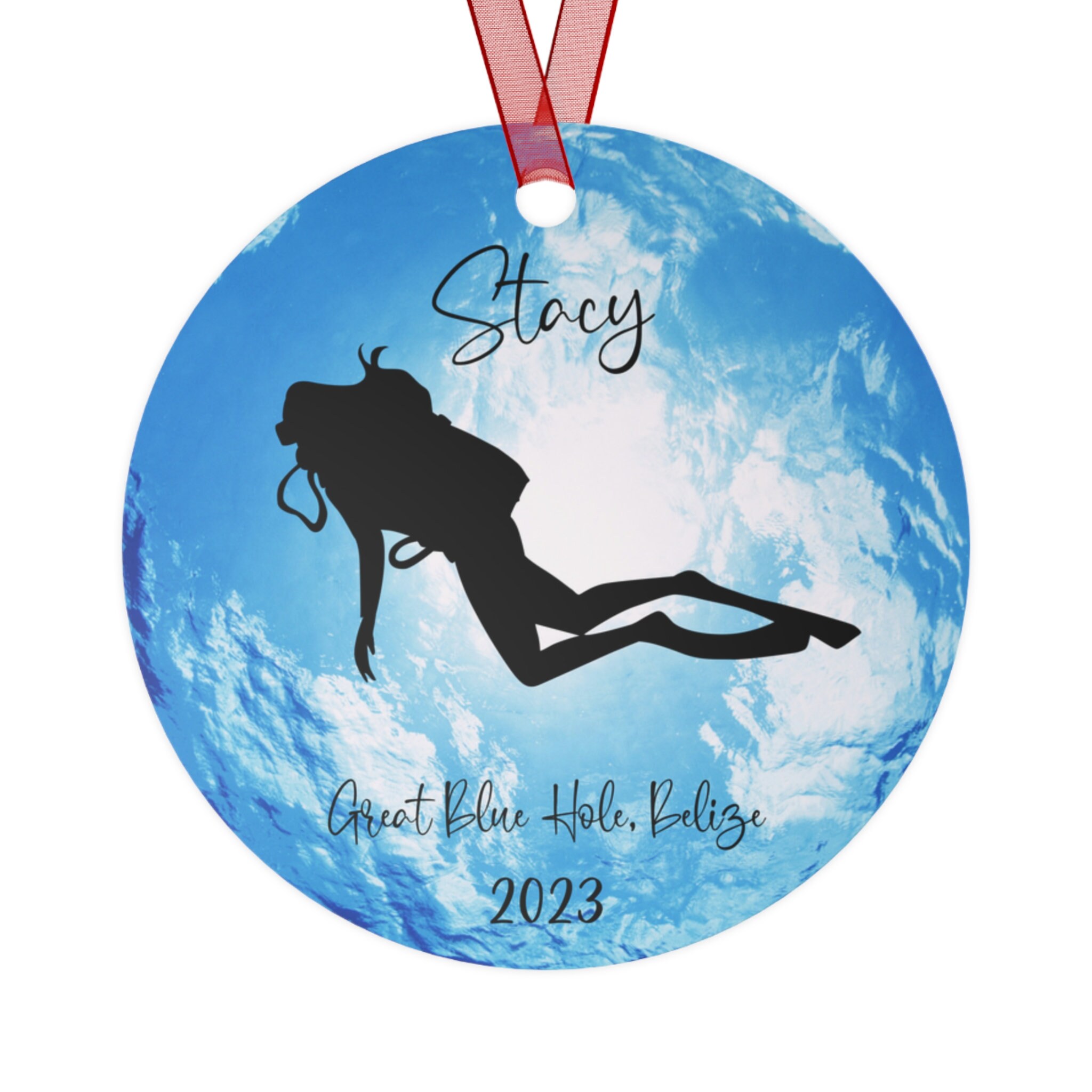 Personalized Scuba Diving Ornament. Personalized Scuba Etsy