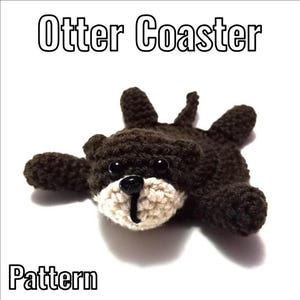 Crochet Otter Coaster Pattern - PDF Instructions Only