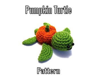 Crochet Pumpkin Turtle Pattern - PDF Instructions Only
