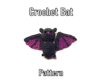 Crochet Bat Pattern - PDF Instructions Only