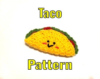 Crochet Taco Pattern - PDF Instructions Only