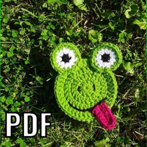 Easy Frog Coaster Pattern - PDF and Video Instructions
