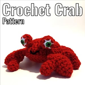 Crochet Crab Pattern - PDF Instructions Only