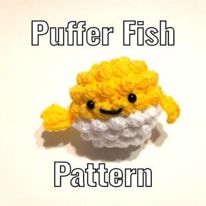 Crochet Puffer Fish Pattern - PDF Instructions Only