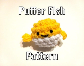 Crochet Puffer Fish Pattern - PDF Instructions Only