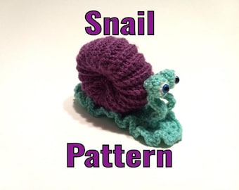 Patrón de caracol de crochet: instrucciones en PDF únicamente