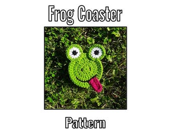 Easy Frog Coaster Pattern - PDF and Video Instructions