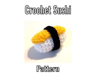 Crochet Sushi Pattern - PDF Instructions Only