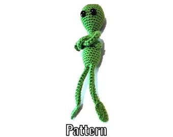 Crochet Alien Pattern - PDF Instructions Only