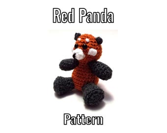 Crochet Red Panda Pattern - PDF Instructions Only