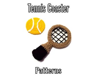 Crochet Tennis Ball and Racket Pattern - PDF Instructions Only