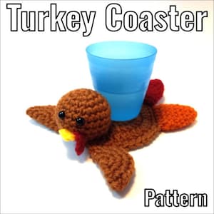 Patroon gehaakte onderzetter Turkije - dierenonderzetter - alleen pdf
