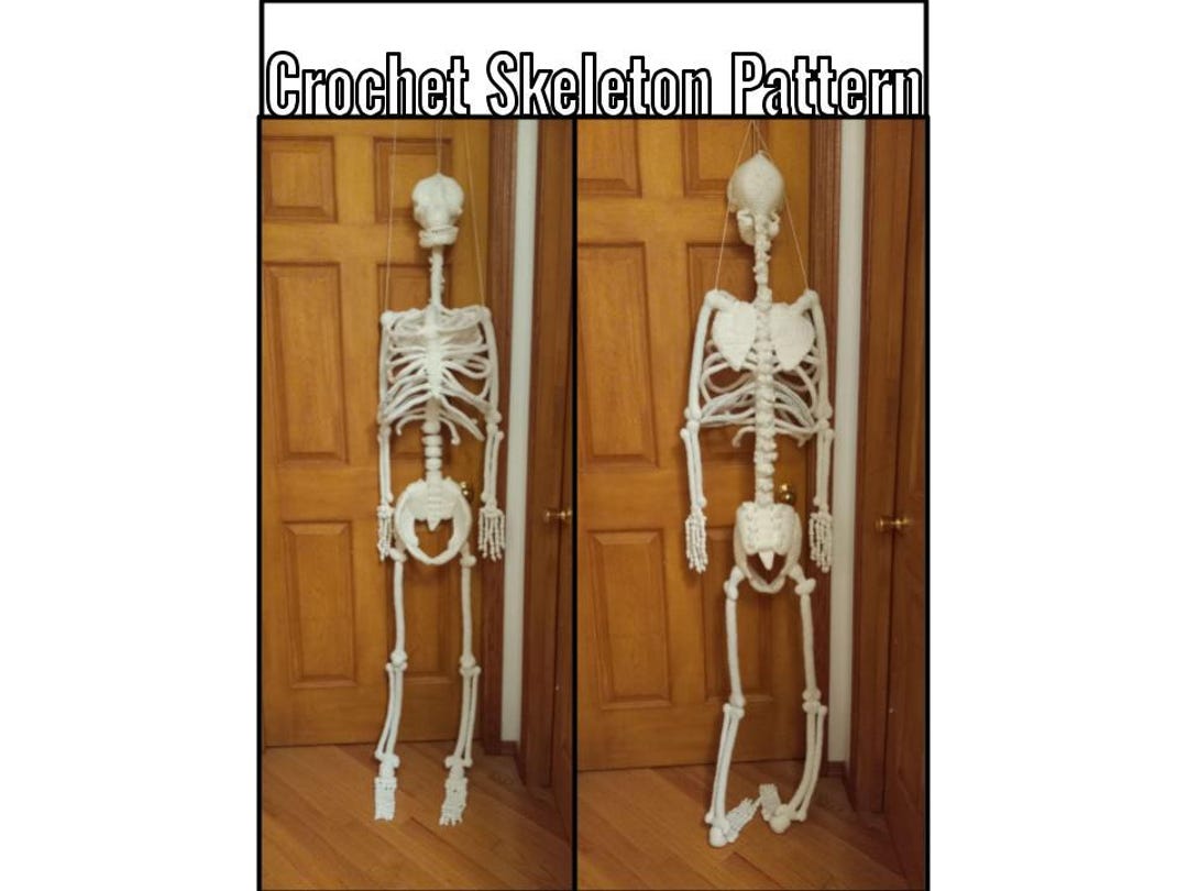Crochet Skeleton Pattern - PDF Instructions Only - Etsy