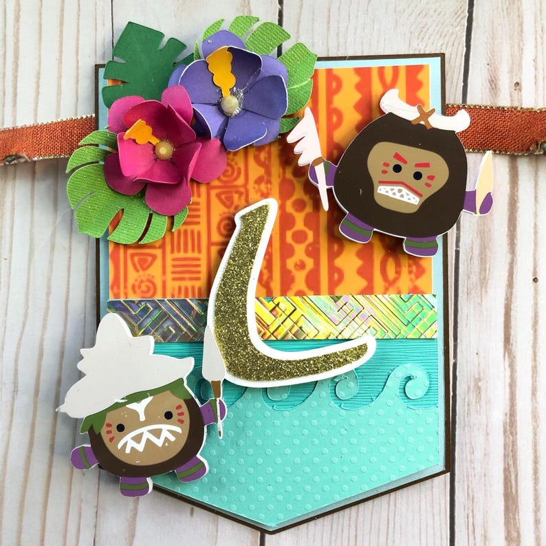 Moana Banner, Moana Party, Moana Birthday, Moana Party Wall Decoration, Moana Decorations 3D, Personalized Moana Banner bild 5