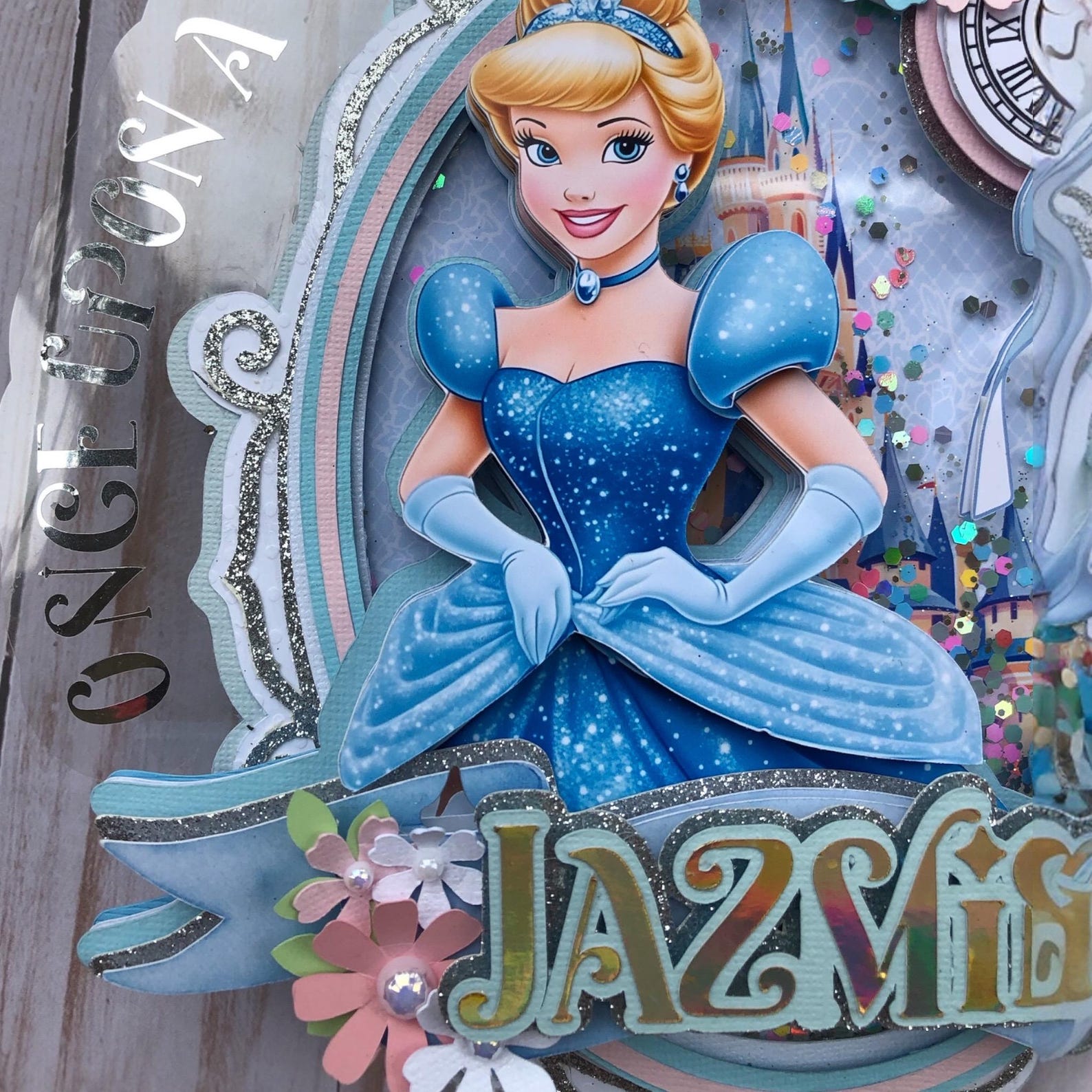 Cinderella Cake Topper - Princess Birthday Party - Princesses Cake ...