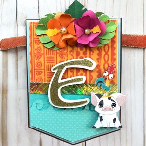 Moana Banner, Moana Party, Moana Birthday, Moana Party Wall Decoration, Moana Decorations 3D, Personalized Moana Banner bild 4