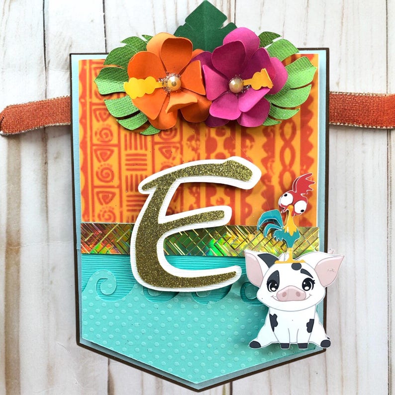 Moana Banner, Moana Party, Moana Birthday, Moana Party Wall Decoration, Moana Decorations 3D, Personalized Moana Banner bild 4