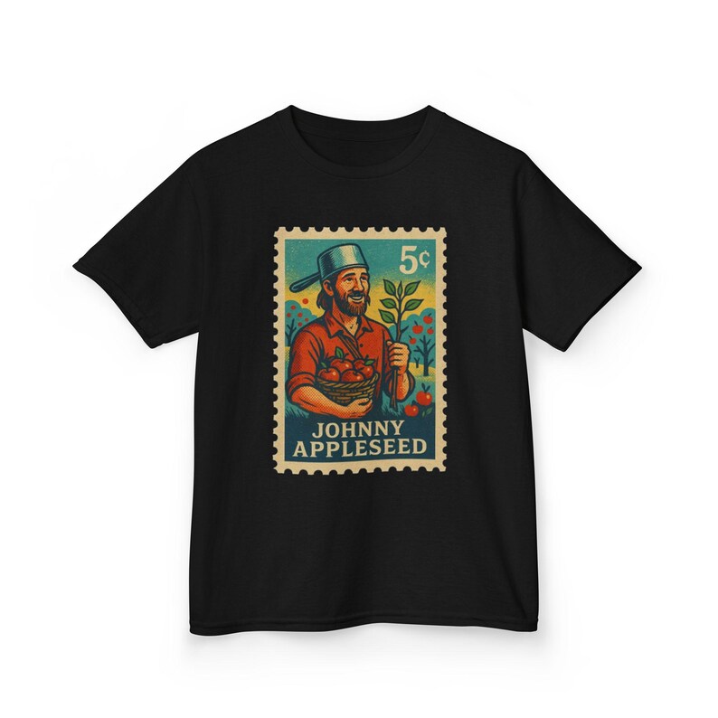 Koszulka KidStamp Johnny Appleseed Stamp Style zdjęcie 2