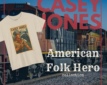 Casey Jones Vintage Stamp Style Shirt