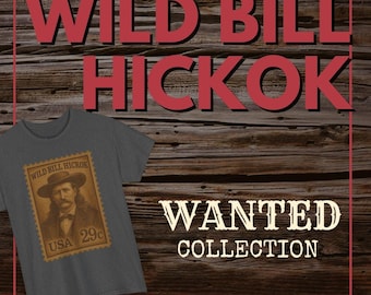 Wild Bill Hickok Stamp Style Tee
