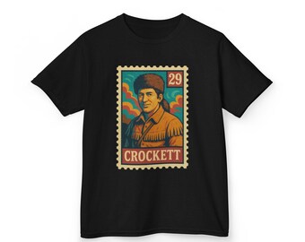 KidStamp Davy Crockett Stamp Style Tee