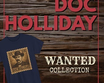 Doc Holliday Stamp Style Tee