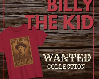 Billy the Kid Vintage Stamp Style Tee