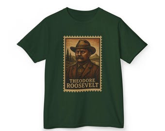 KidStamp Theodore Roosevelt Stamp Style Tee