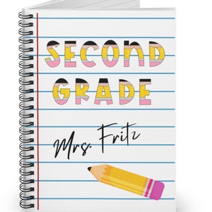 Personalized Teacher Gifts Teacher Note Pad Teacher Notebook Gift for Teacher graduation gift for teacher appreciation gift last minute gift