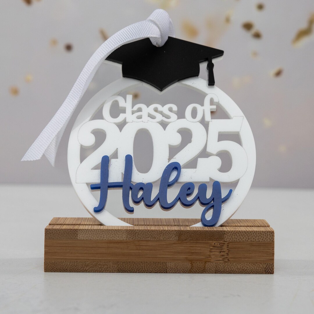 Custom Graduation Ornament Personalized Senior Gift With Name Class of ...