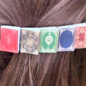 Bookish Hair Accessory Back to School Gift Graduation Present Birthday Gift for Reader Literature Enthusiast Gift Bibliophile Gift English Teacher Present Writer Gift Student Gift