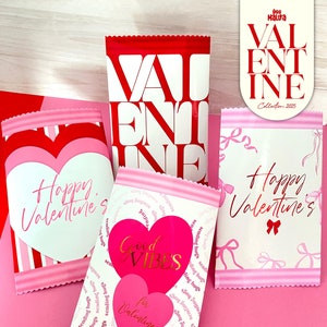 Diseños de Chipbags para San Valentin, chipsbag, bolsita de dulces, candybag
