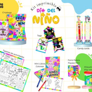 Pdf imprimible para Dia del Niño, Childrens day printable