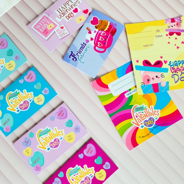 Candy cards, tarjetas para san valentin, tags imprimibles