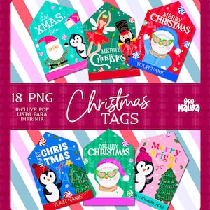 Christmas tags, Christmas cards, printable Christmas tags
