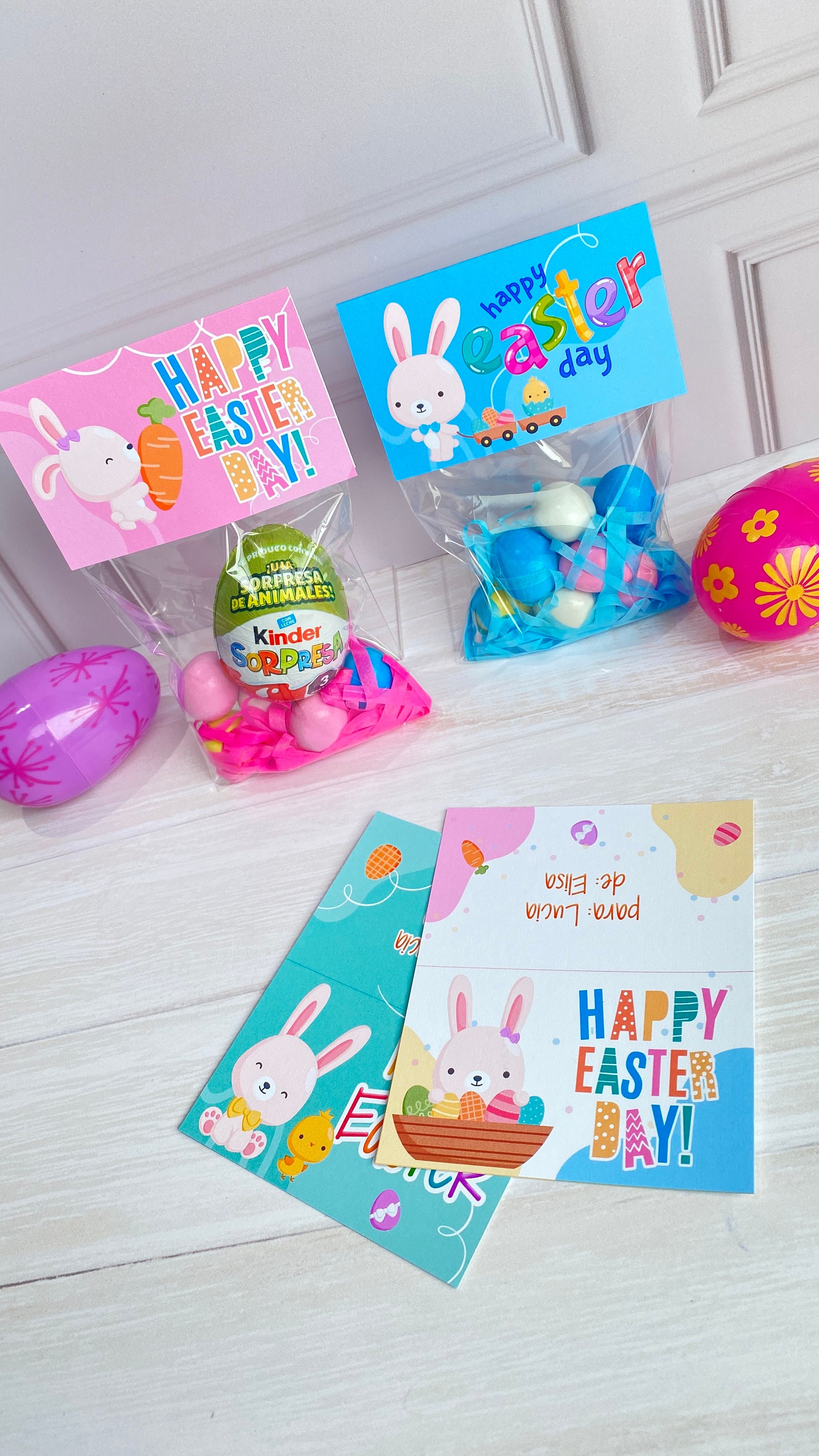 Easter Cards, Easter Candy Cards, Printable Easter Tags - Etsy