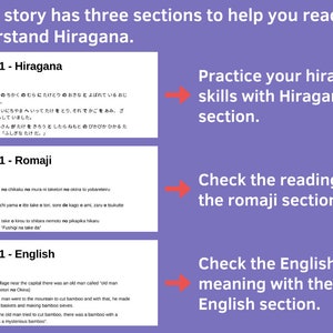 Histoires de pratique de lecture Hiragana pour les débutants image 2