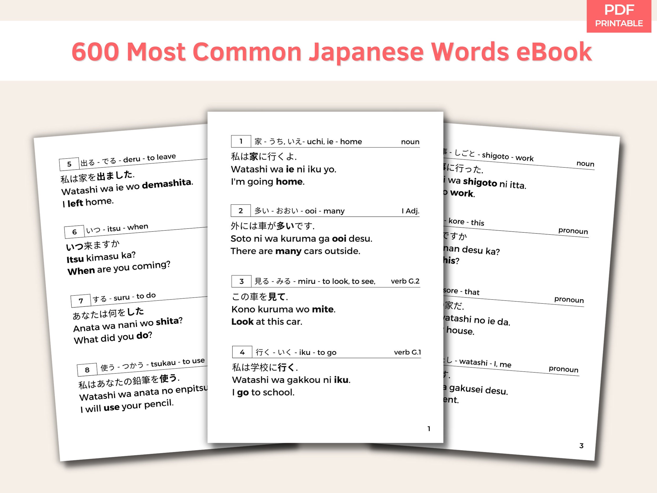 Learn Japanese for Adult Beginners: 3 Books in 1 - Hiragana Katakana &  Kanji: Speak Japanese In 30 Days! eBook : ToWin, Explore: :  Books