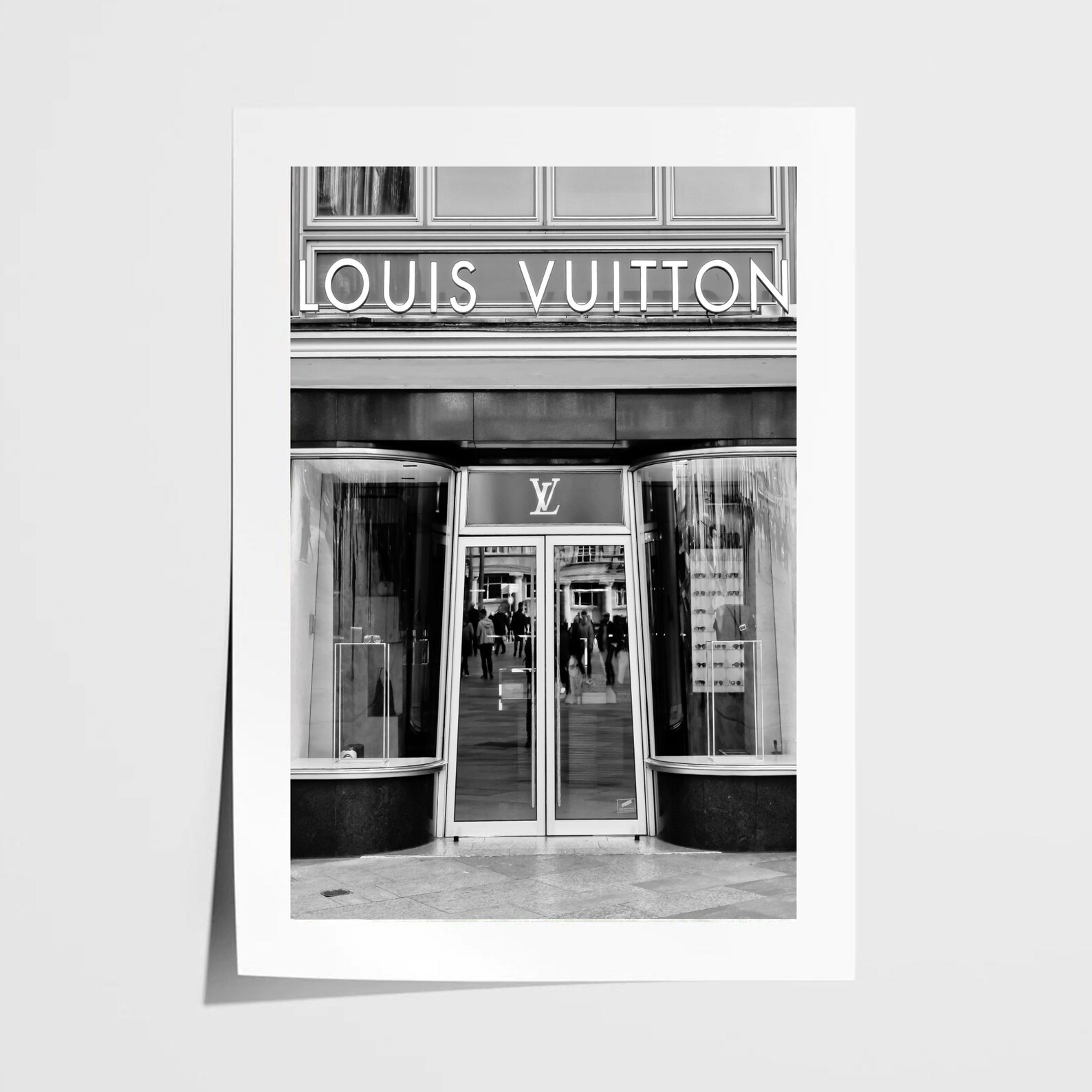 Black and White Fashion Wall Art Poster Etsy