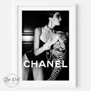 Black and White Fashion Wall Art Poster